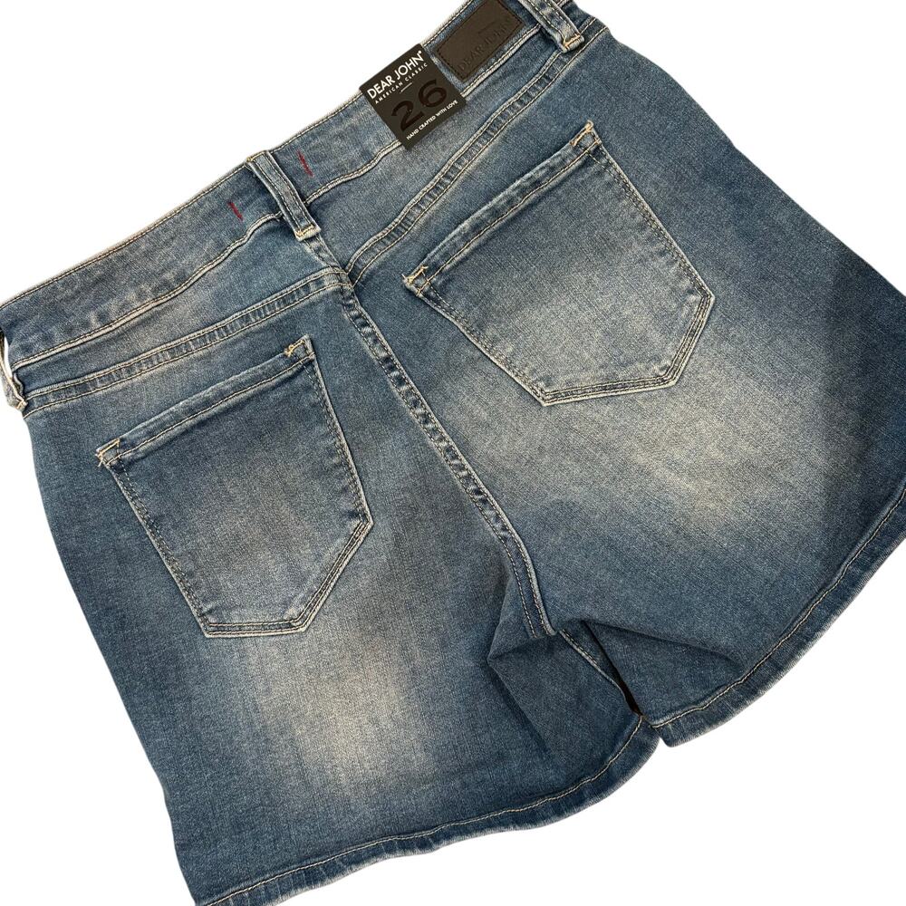 Dear John Womens Stitch Fix Lillie Cuffed Denim Shorts 26 - Picture 4 of 6